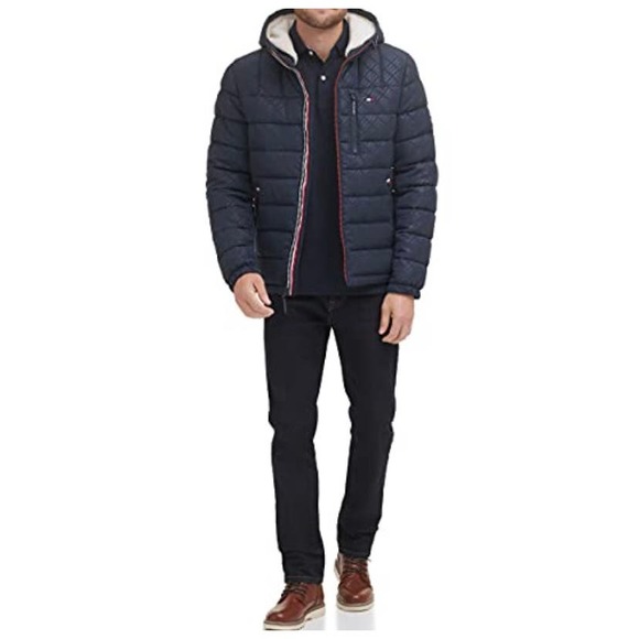 Tommy Hilfiger Men's 2X * Midweight Sherpa Hooded Jacket Style MSRP$225 mens301 - Picture 6 of 6